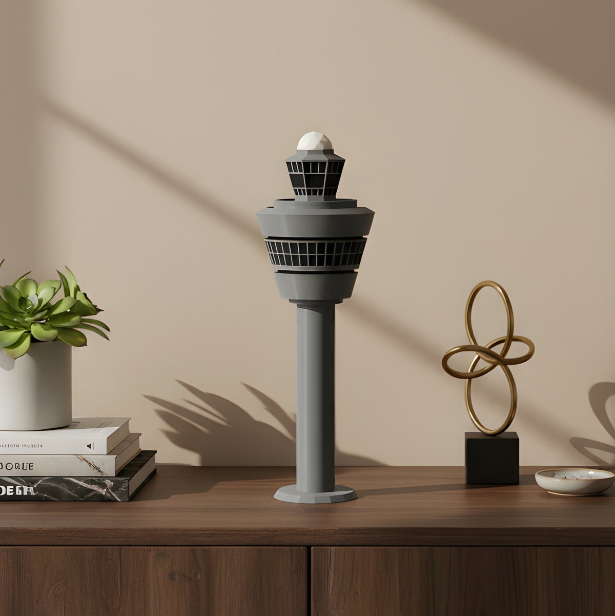 Amsterdam Schiphol (AMS/EHAM) Flughafen Tower Modell