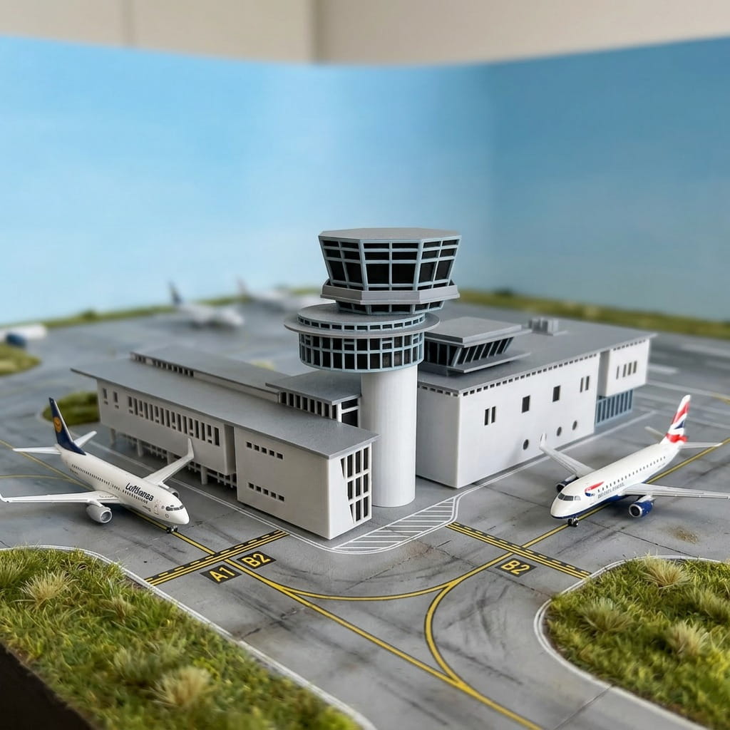 Stuttgart Tower Modell – Ansicht 3